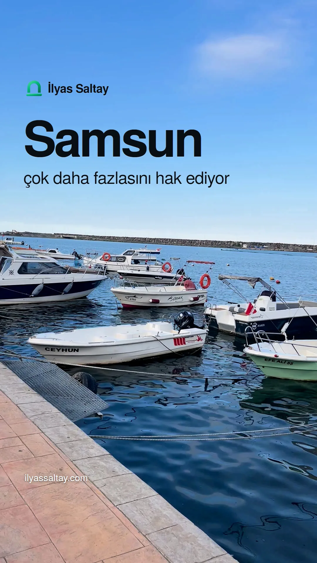 Samsun çok daha fazlasını hak ediyor, bölüm kapağı